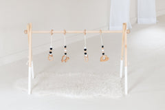 Twin Size Wooden Play Gym | Baby Activity Gym - Aware House