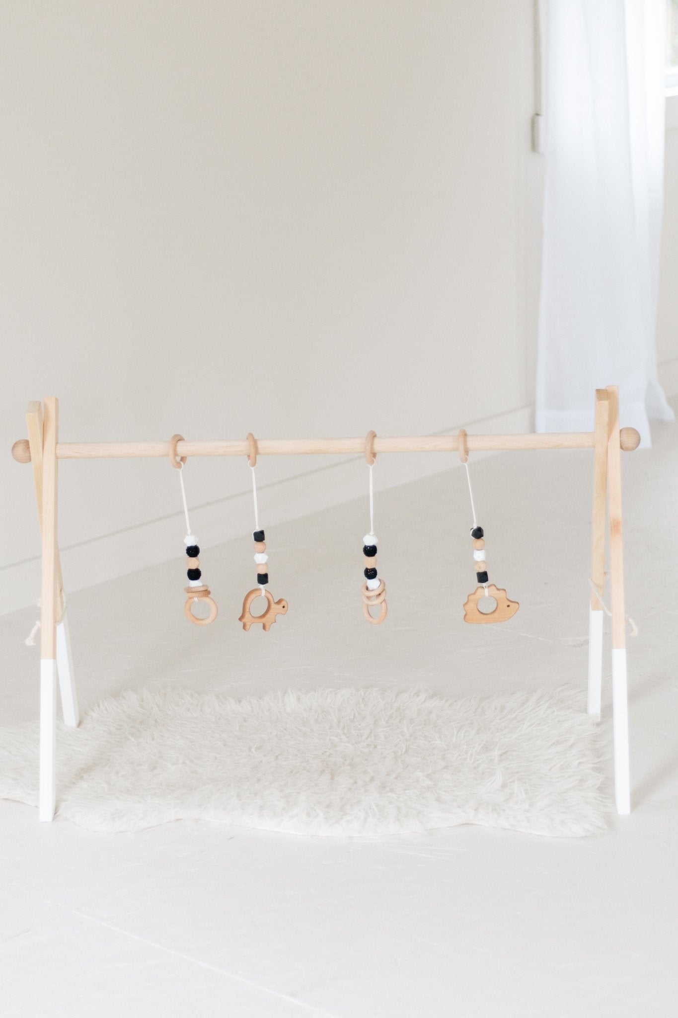 Twin Size Wooden Play Gym | Baby Activity Gym - Aware House