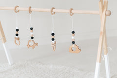 Twin Size Wooden Play Gym | Baby Activity Gym - Aware House