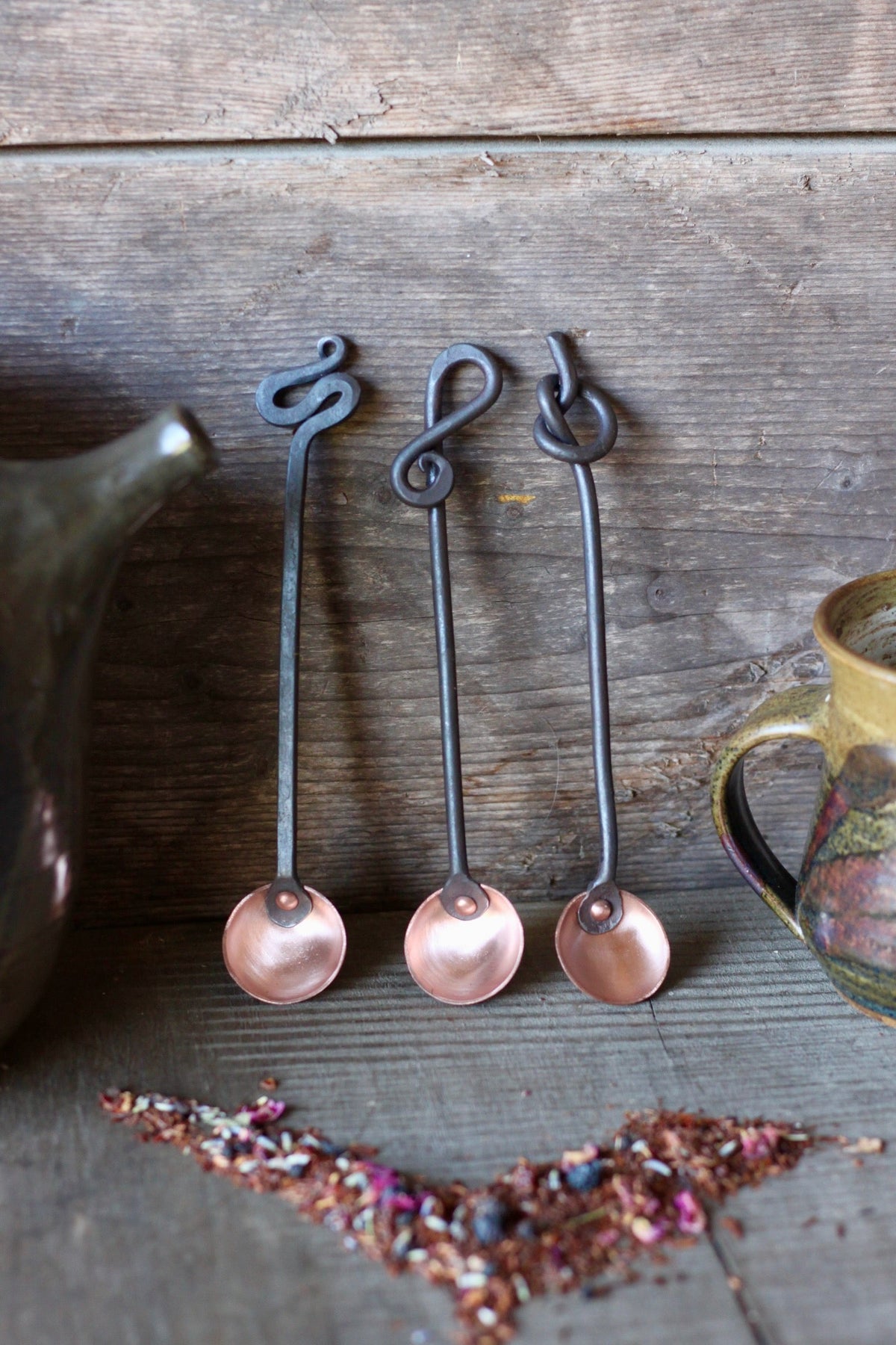 Copper and Steel Teaspoons (1 Tsp)-zoom-3