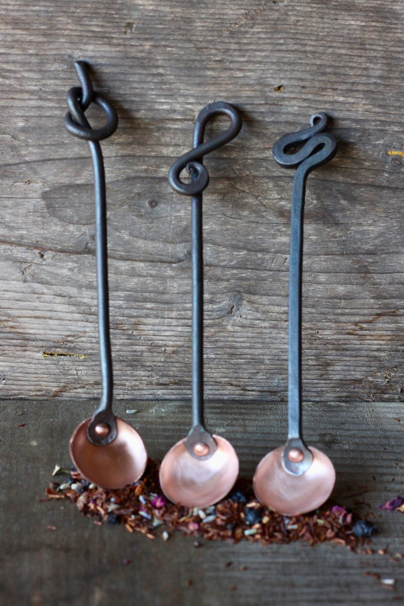 Copper and Steel Teaspoons (1 Tsp)-zoom-