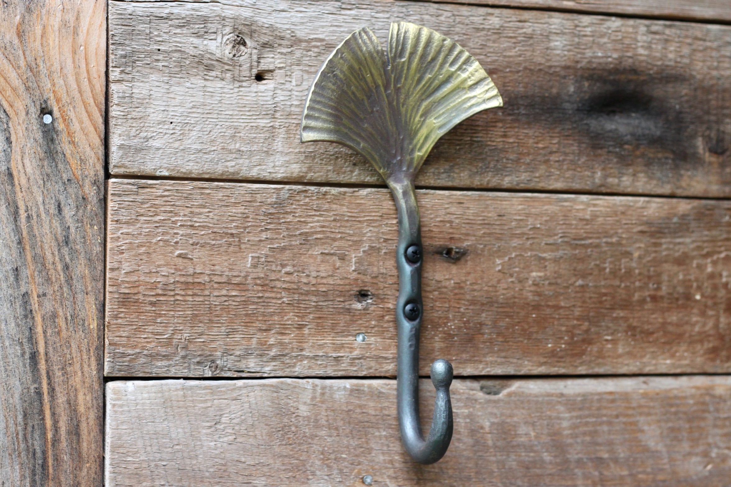 Ginkgo Leaf Wall Hook | Decorative Wall Hook-zoom-1