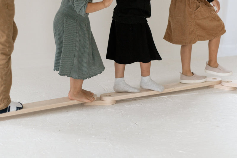 Wooden Balance Beams Set | Kids Stepping Stones-zoom-