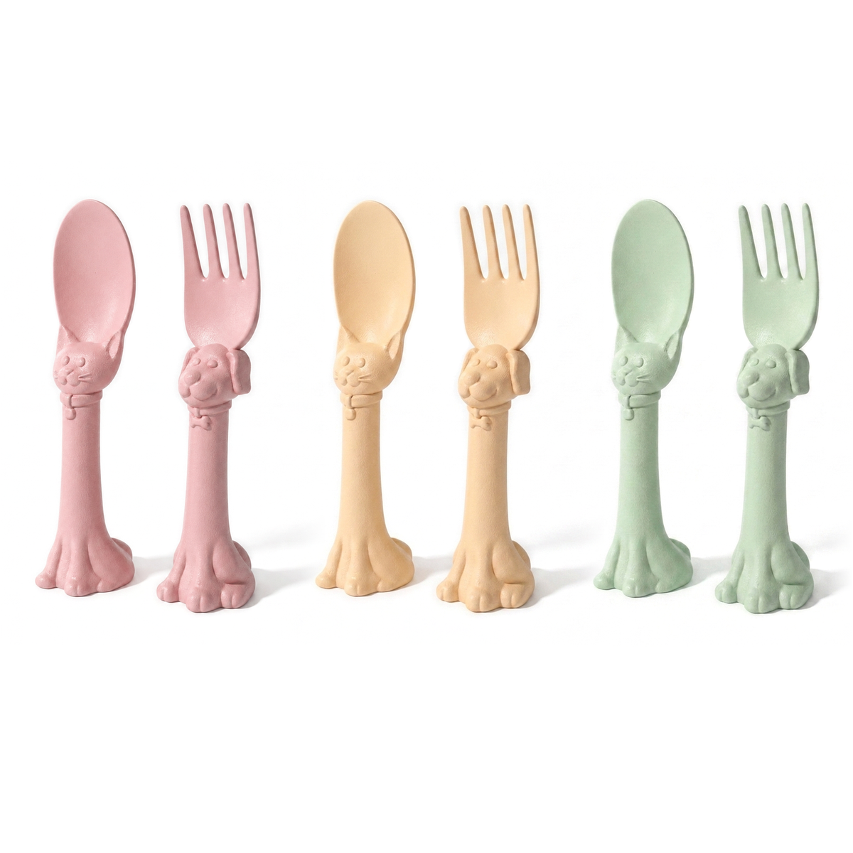 Spoon la la Toddler Utensils — 6 Pack-zoom-2