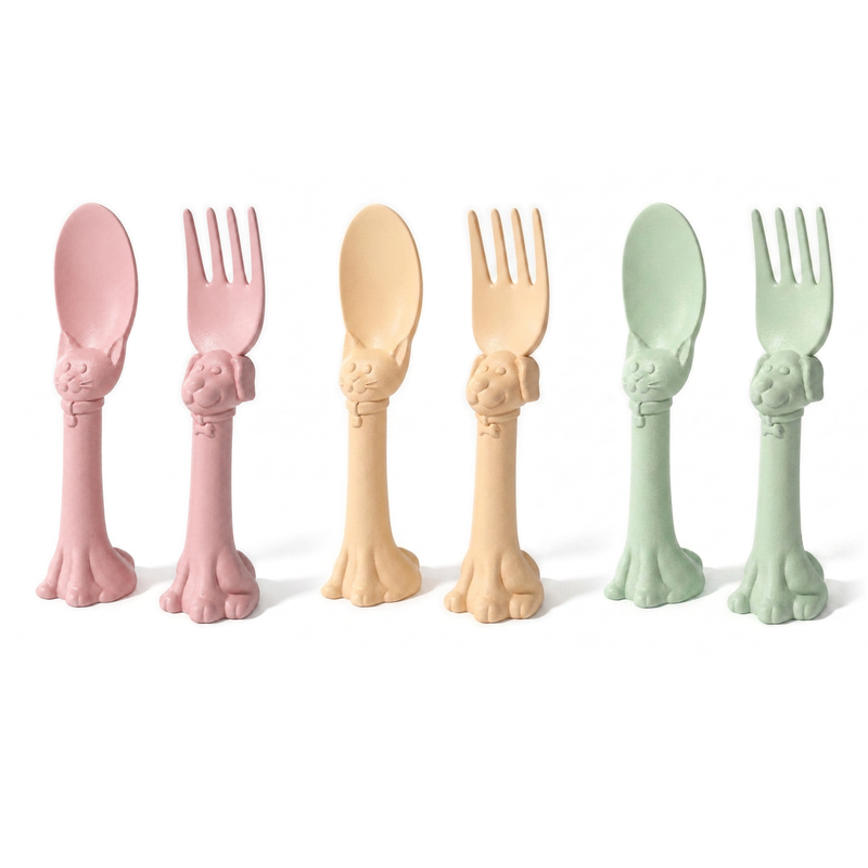 Spoon la la Toddler Utensils — 6 Pack-zoom-
