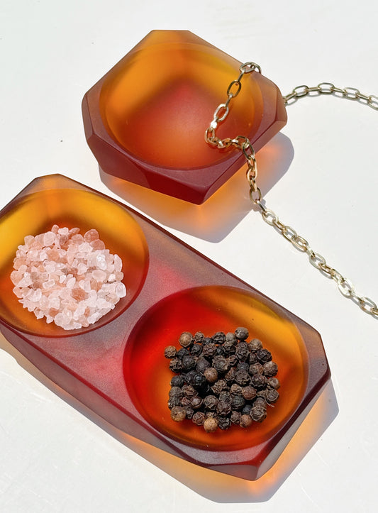 Glass Salt Cellar
