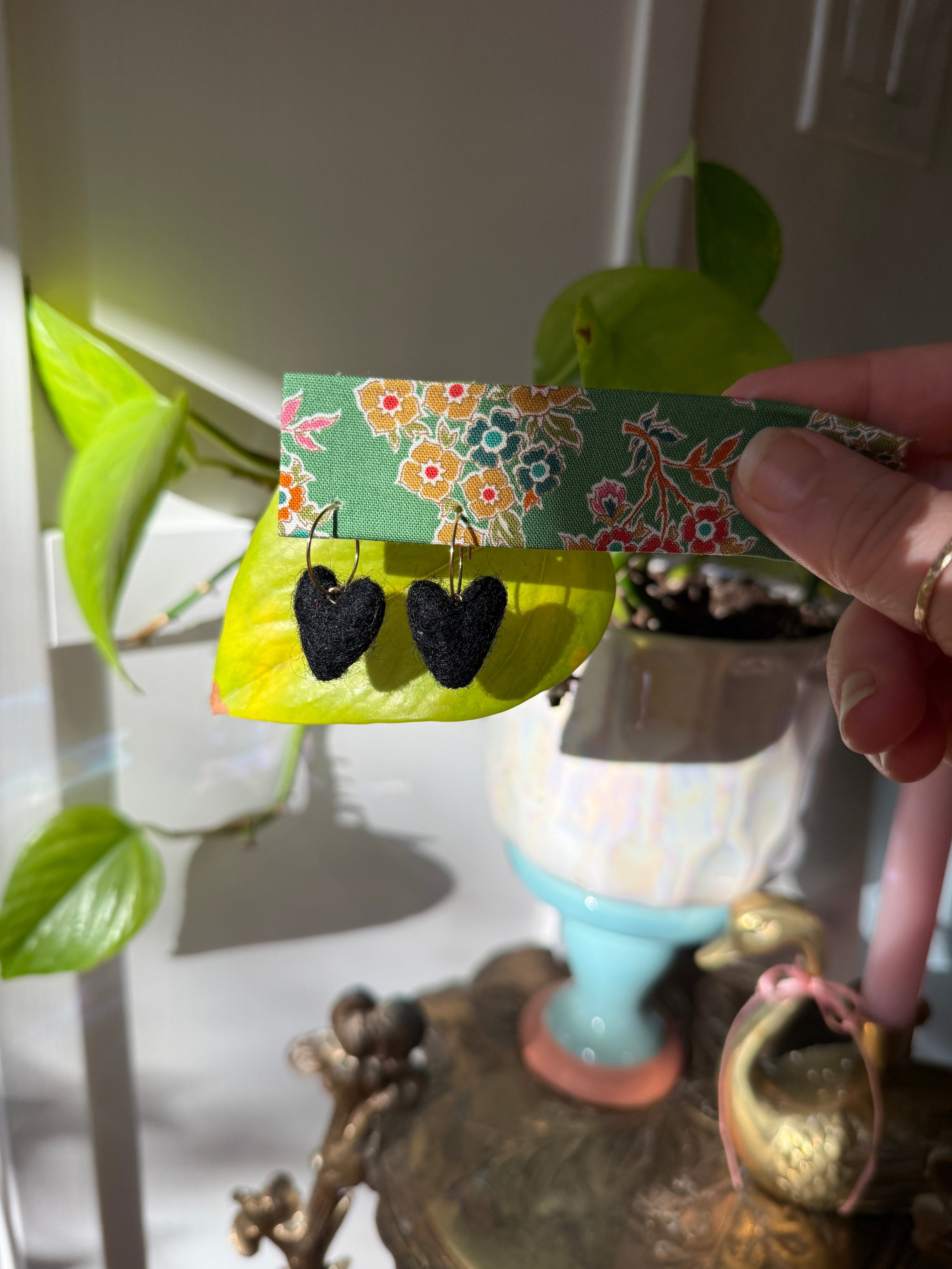 MINI Heart Felt Earrings-zoom-3