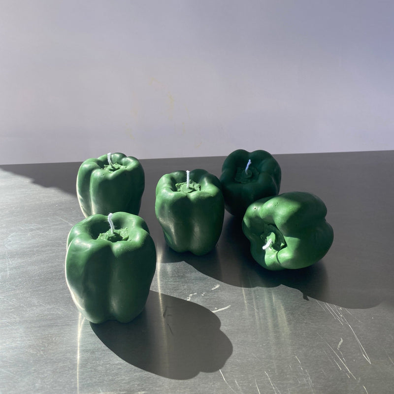 Green Bell Pepper Candle-zoom-