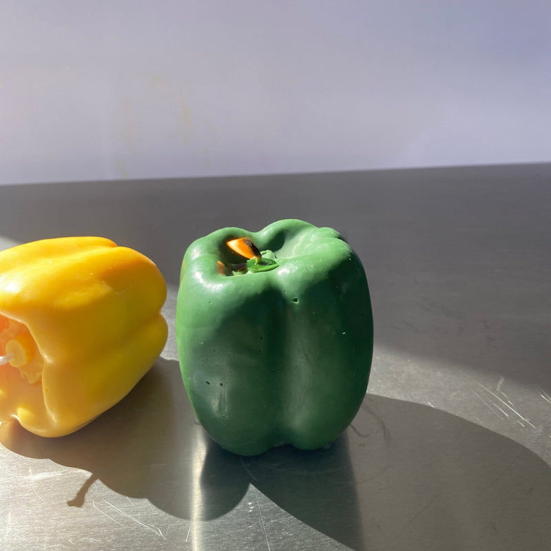 Green Bell Pepper Candle-zoom-
