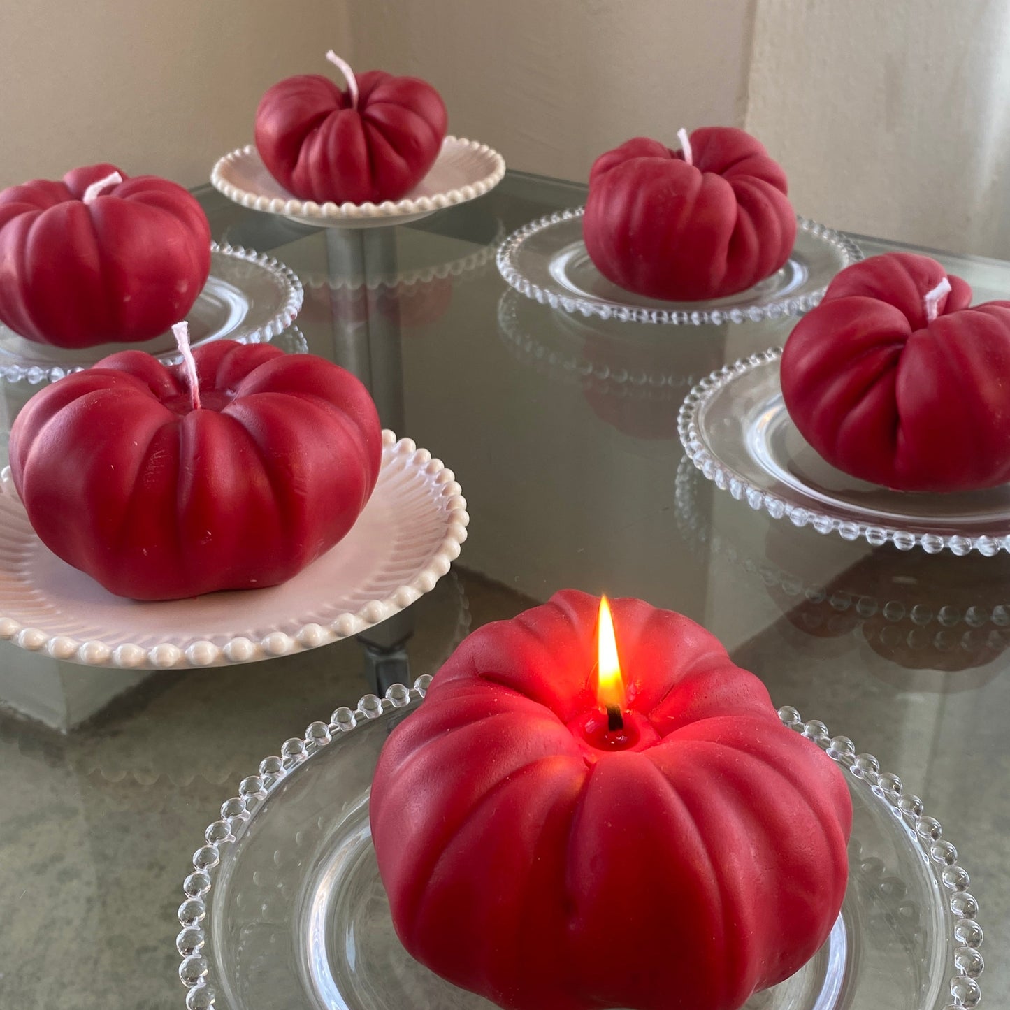 Jumbo Heirloom Tomato Candle | Red