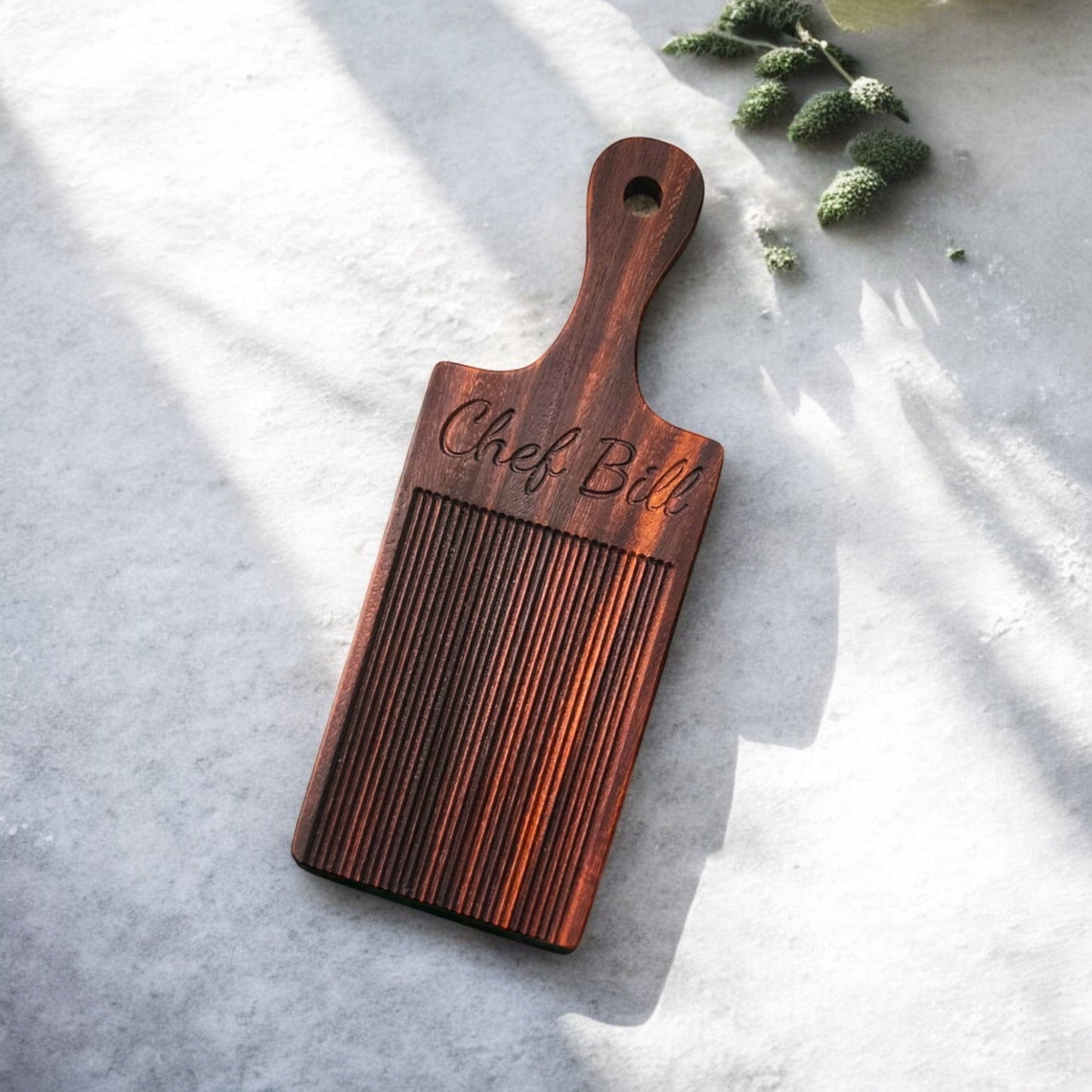 Classic Black Walnut Gnocchi Board