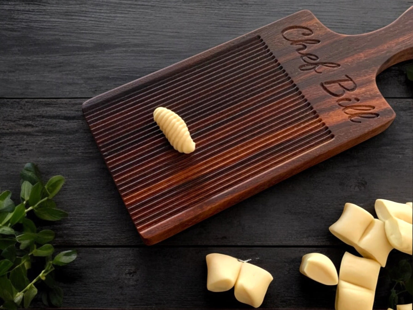 Classic Black Walnut Gnocchi Board