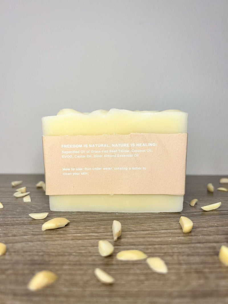Sweet Almond Tallow Soap Bar-zoom-