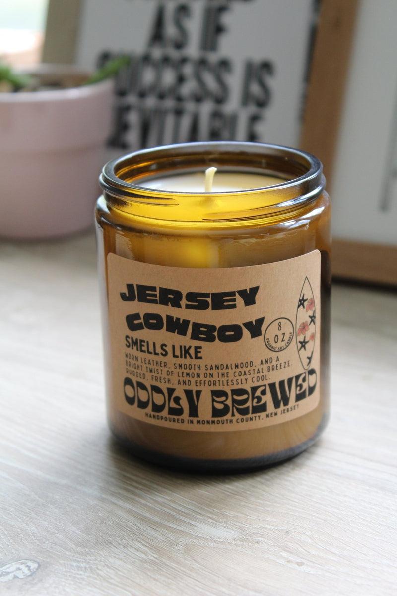 Jersey Cowboy Soy Candle-zoom-