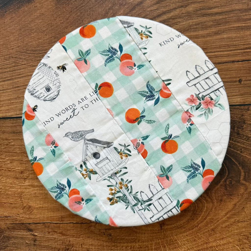 Small Reusable Cotton Bowl & Banneton Cover | Eco-Friendly Kitchen Cover-zoom-