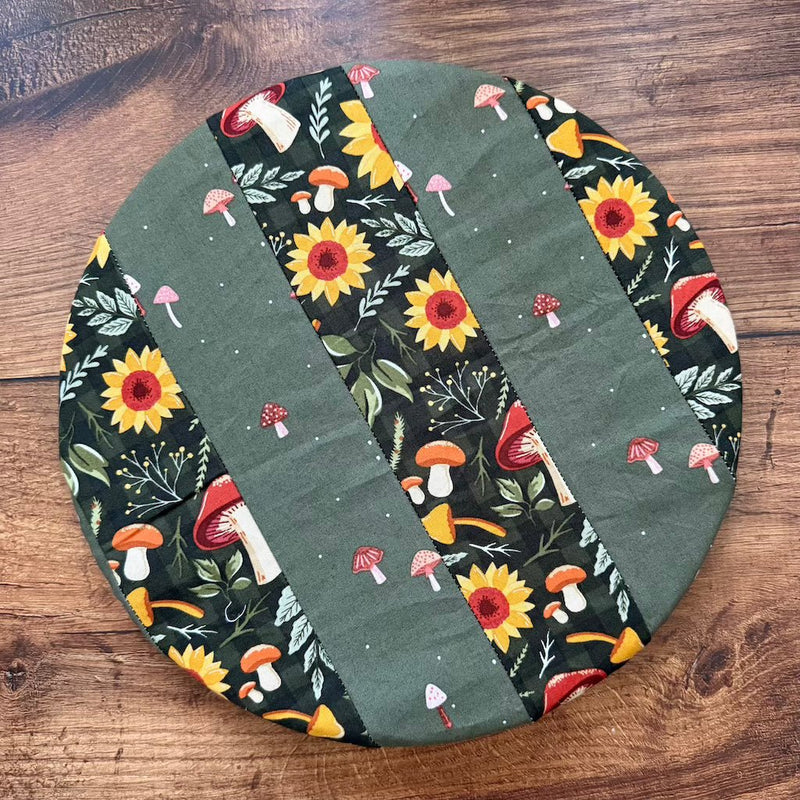 Medium Reusable Cotton Bowl & Banneton Cover | Eco-Friendly Kitchen Cover-zoom-