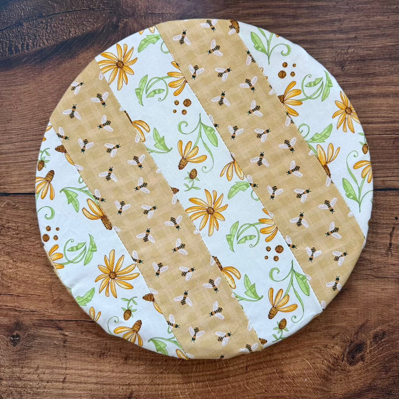 Medium Reusable Cotton Bowl & Banneton Cover | Eco-Friendly Kitchen Cover-zoom-