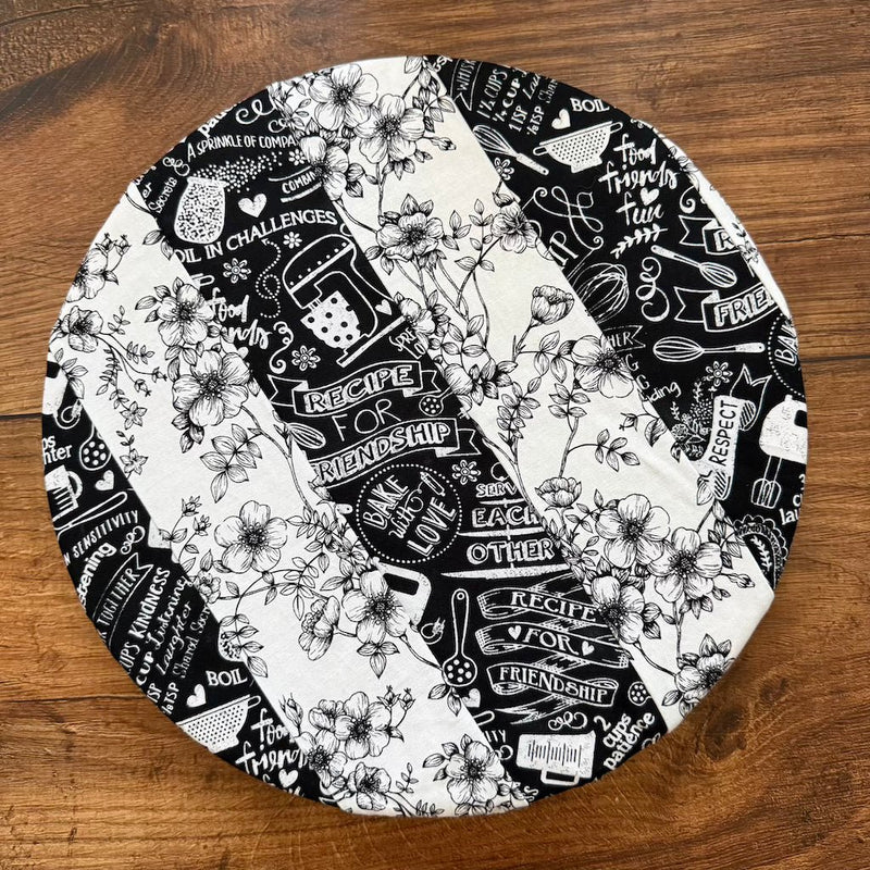 Medium Reusable Cotton Bowl & Banneton Cover | Eco-Friendly Kitchen Cover-zoom-
