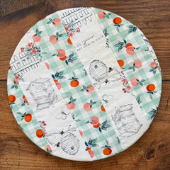 Medium Reusable Cotton Bowl & Banneton Cover | Eco - Friendly Kitchen Cover - Aware House