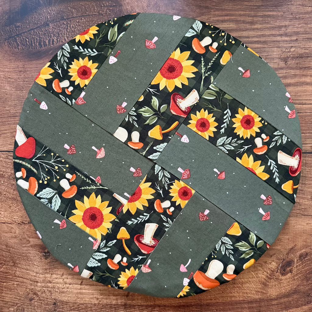 Large Reusable Cotton Bowl Cover | Eco - Friendly Kitchen Cover - Aware House
