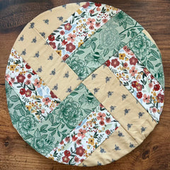 Large Reusable Cotton Bowl Cover | Eco - Friendly Kitchen Cover - Aware House