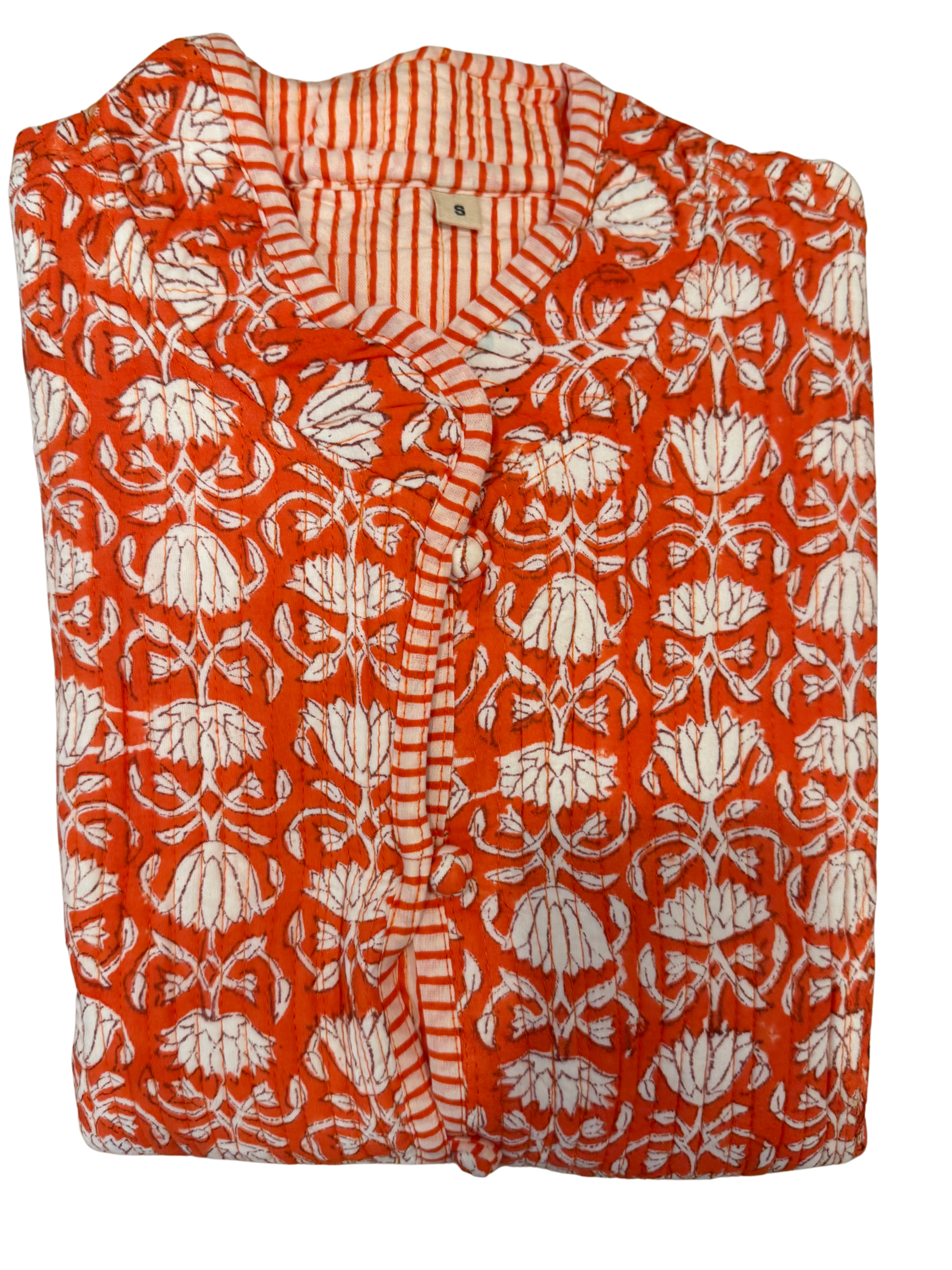 The Charlotte Jacket in Orange Marigold-zoom-2