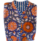 The Charlotte Jacket in Purple and Orange Blossom