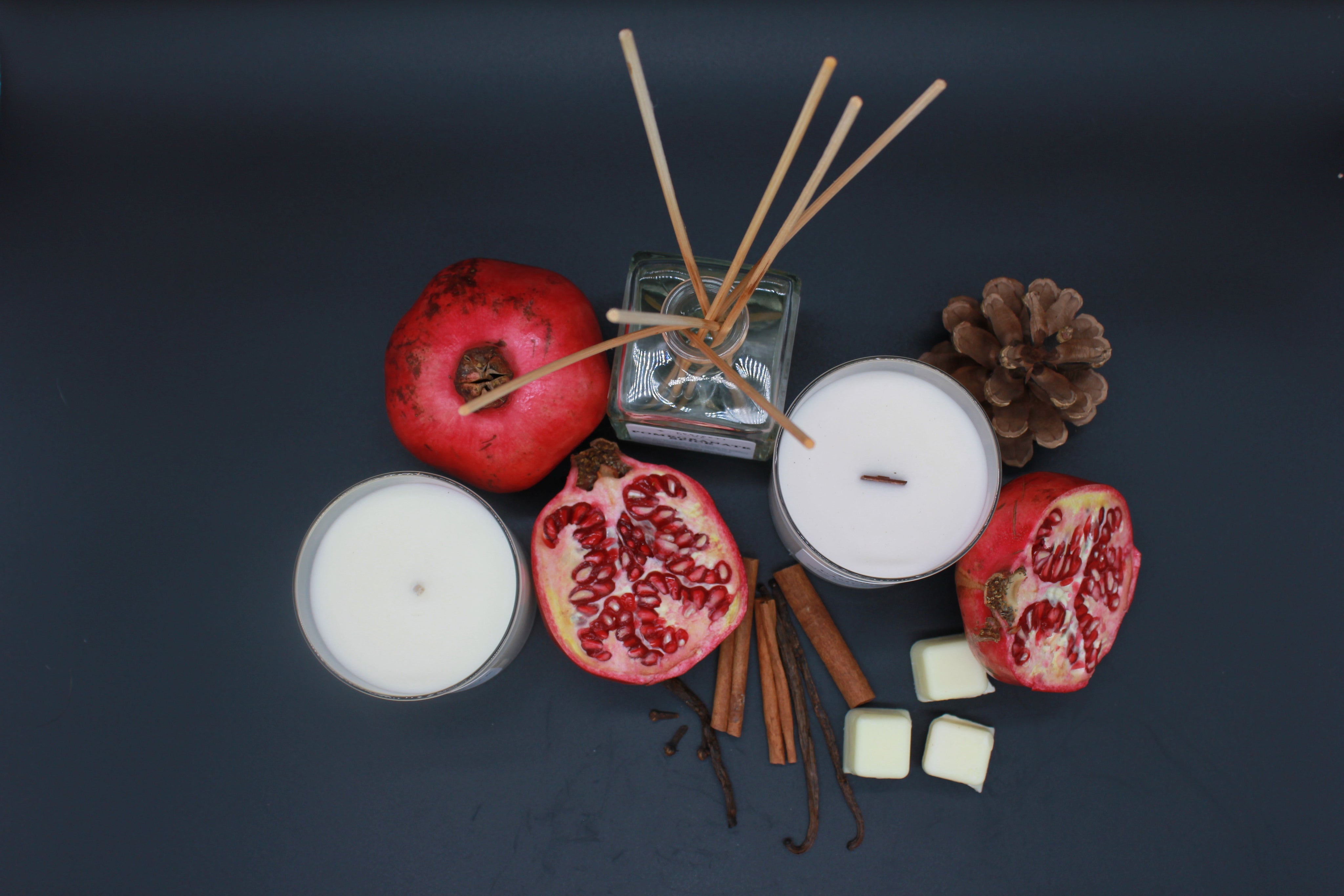 Pomegranate Spice Candle, Wax Melt, Diffuser & Room Spray-zoom-8