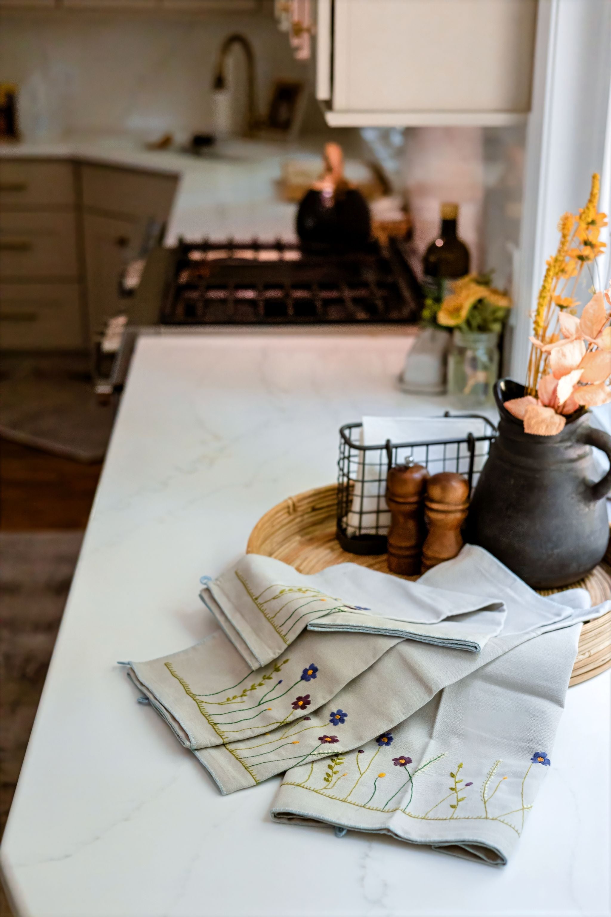 Twilight Garden Tea Towels | Set of Two-zoom-3