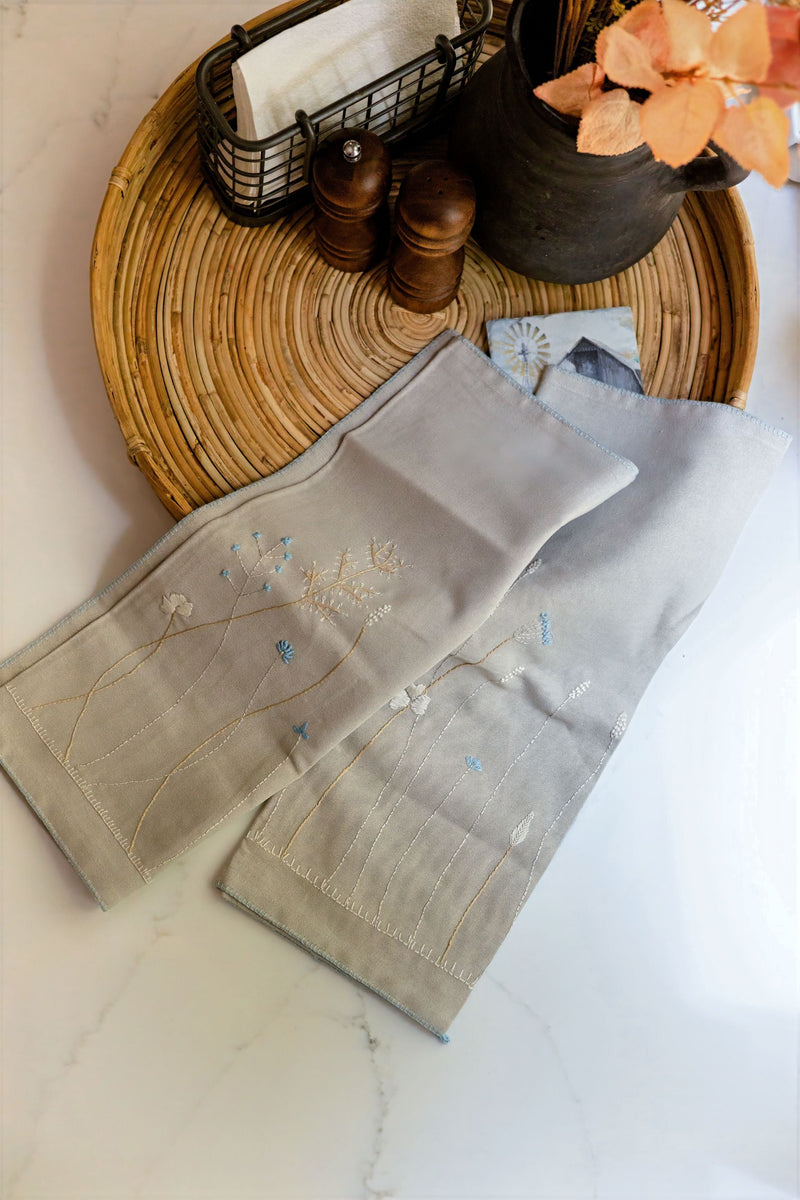 Wildflower Whisper Tea Towels | Set of Two-zoom-