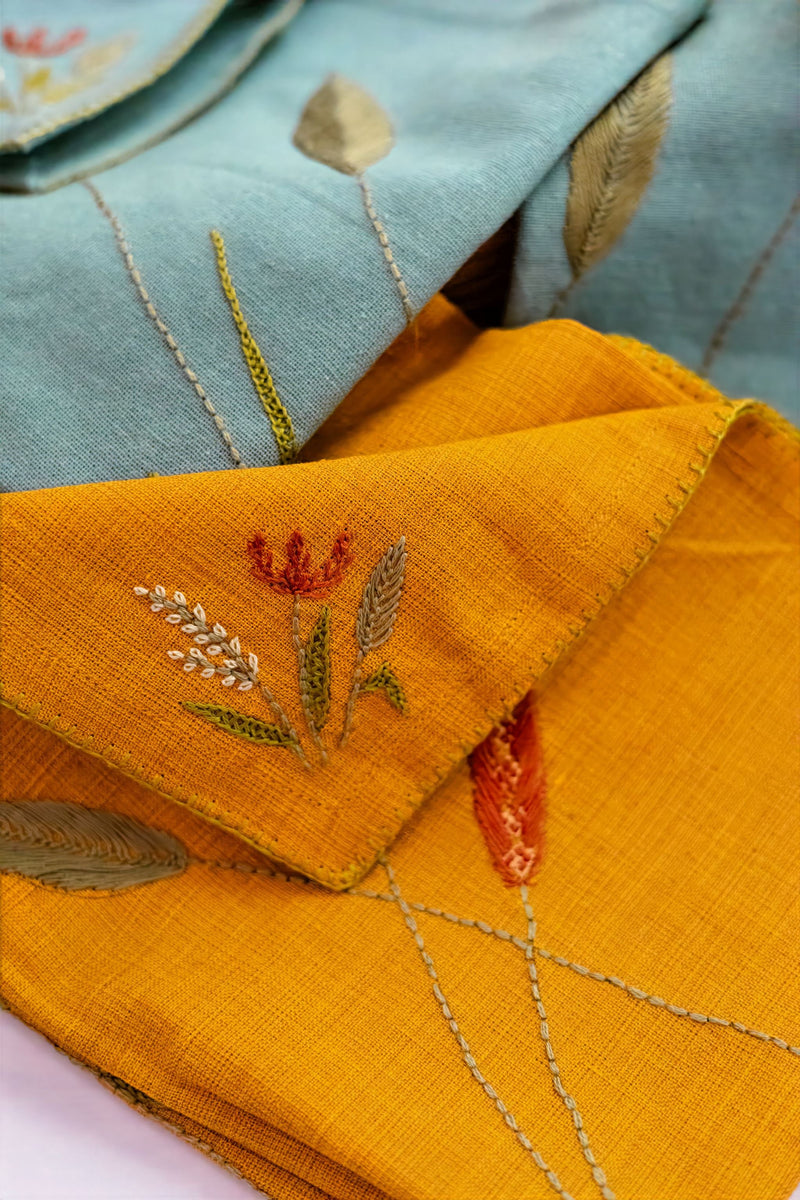 Golden Thatch Tea Towels | Set of Two-zoom-