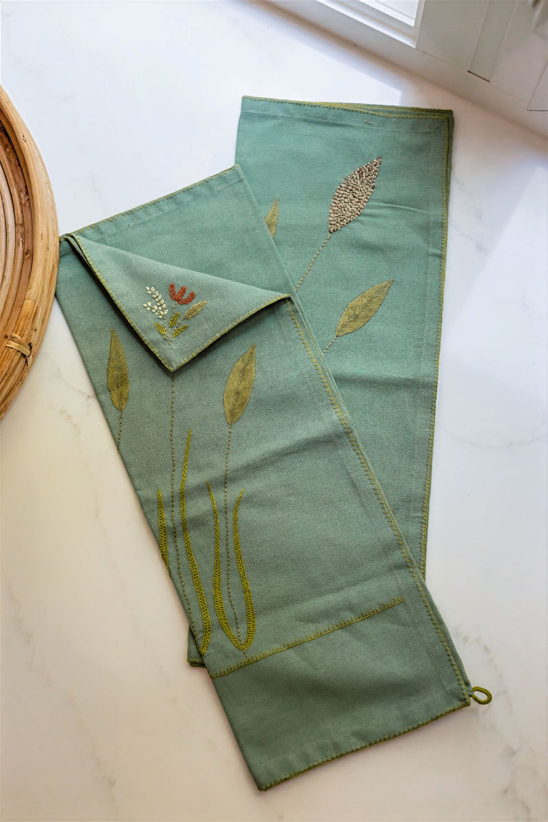 Sorghum Fields Tea Towels | Set of Two-zoom-