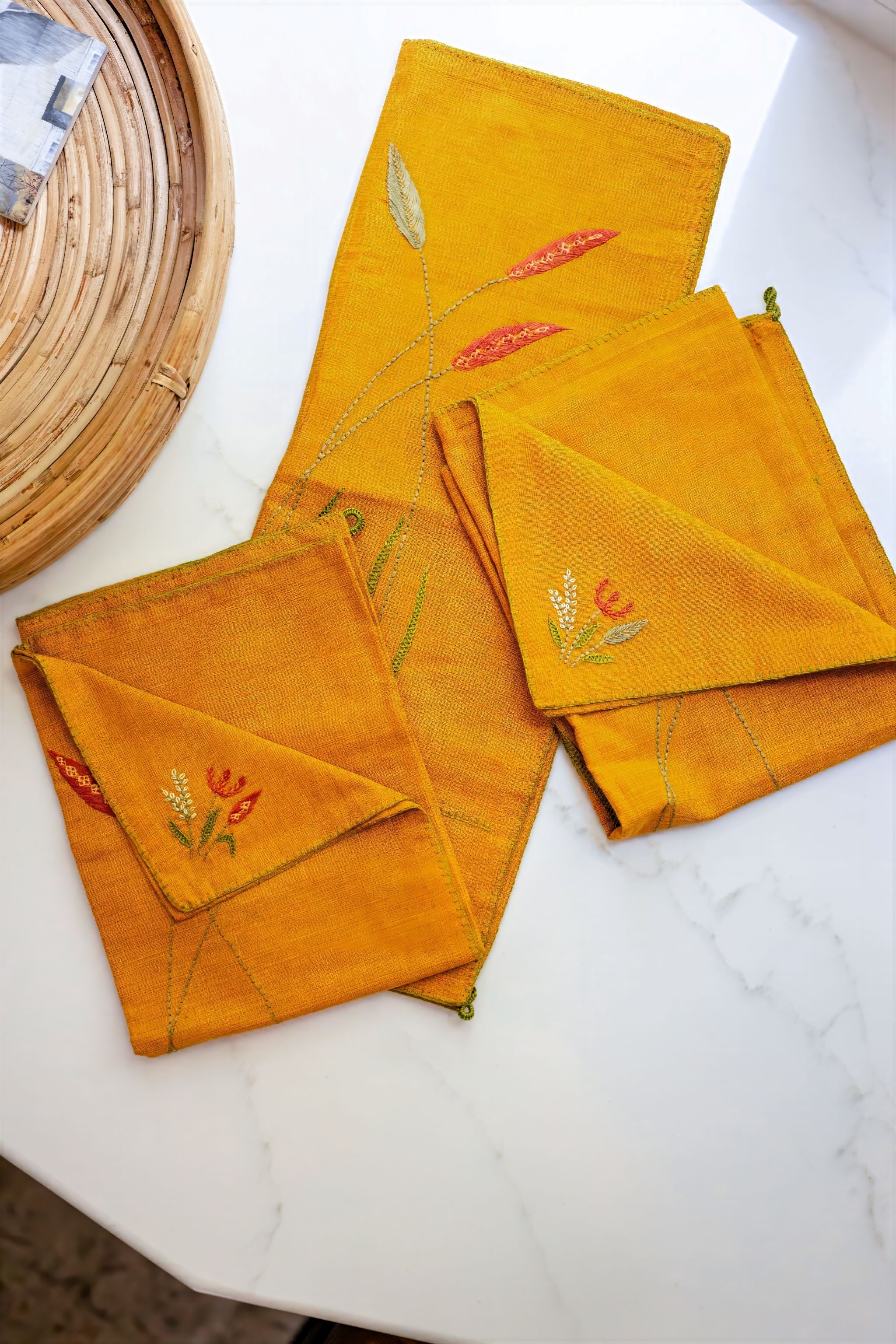 Golden Thatch Tea Towels | Set of Two