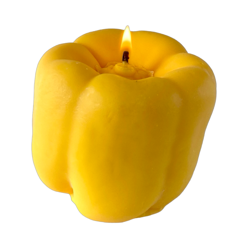 Bell Pepper Candle | Yellow-zoom-