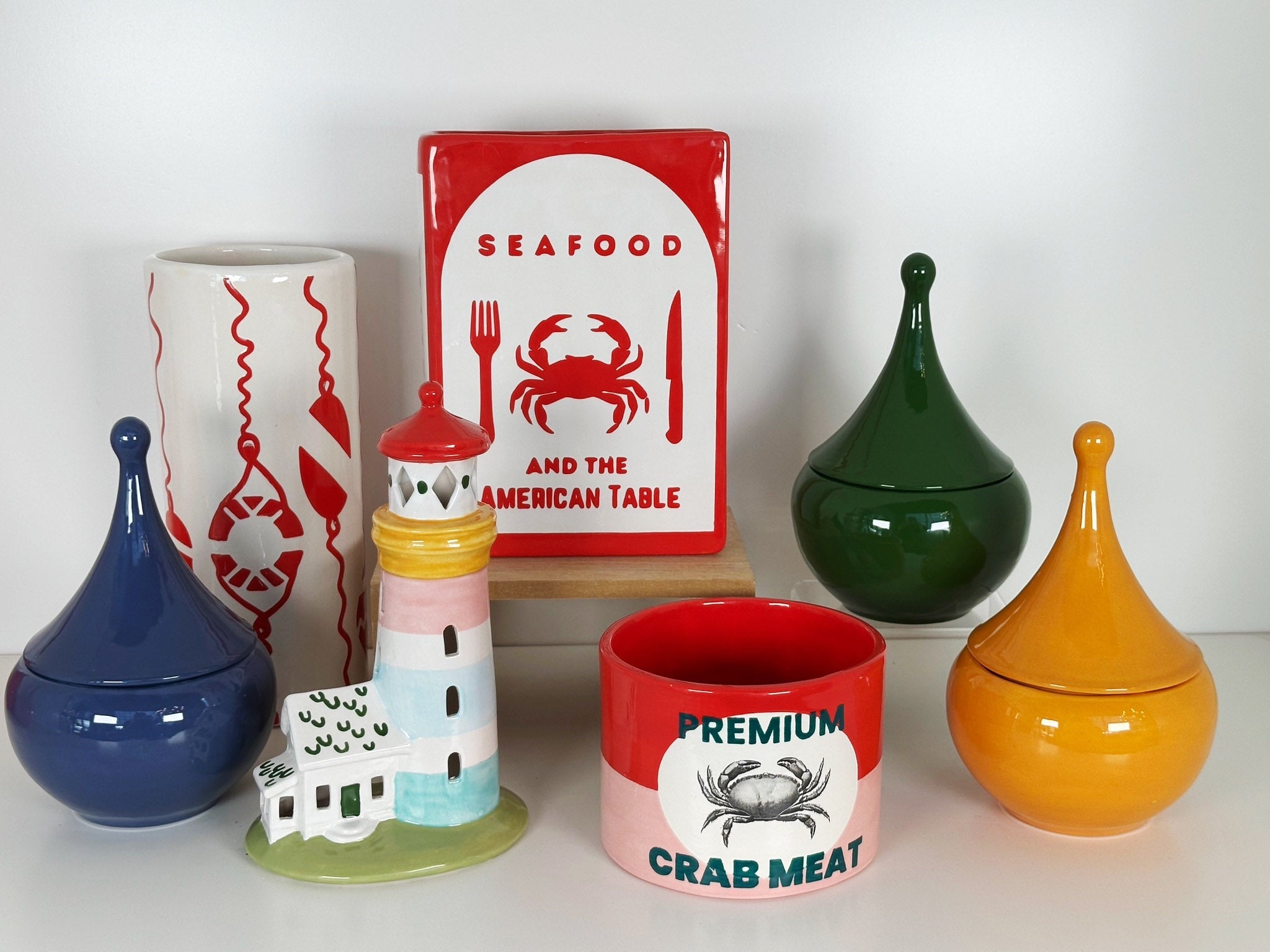Seafood Cookbook Vase-zoom-4