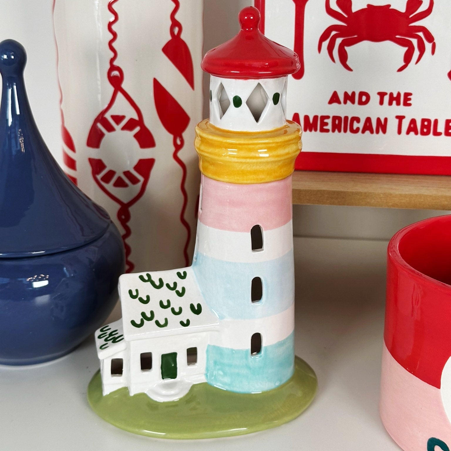 Buoy & Lifesaver Column Vase in 5 Colors - Aware House