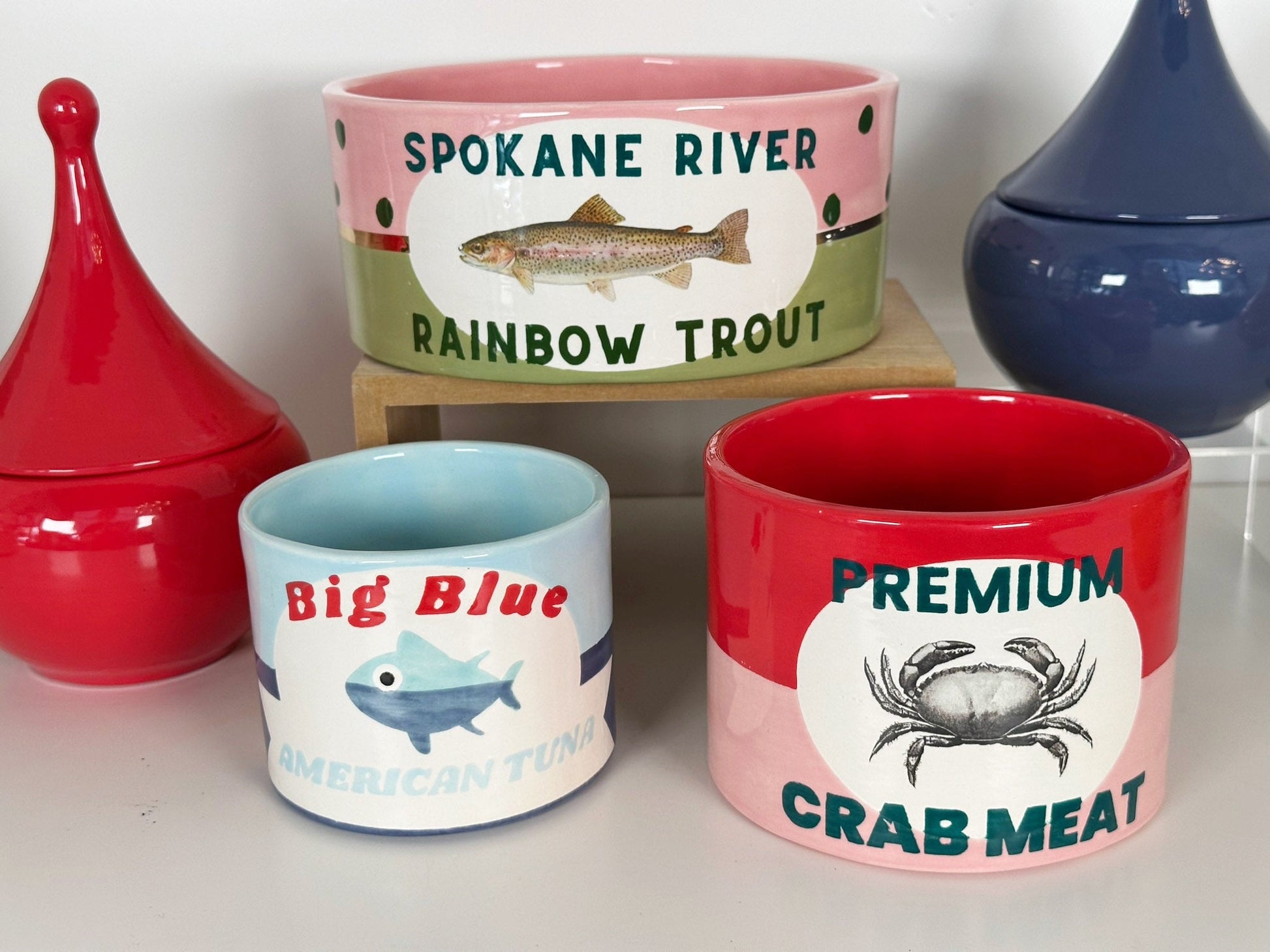 "Canned" Rainbow Trout Vase - Aware House