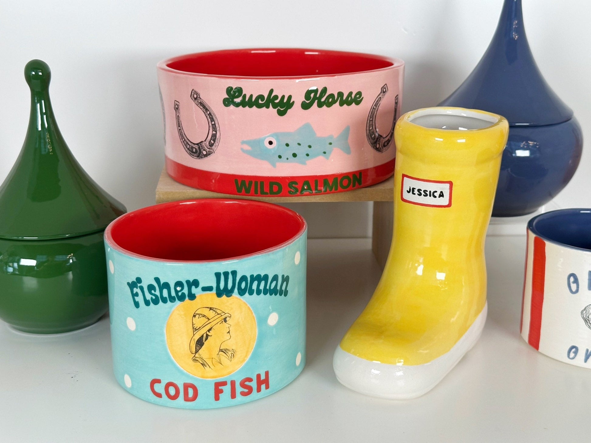 "Canned" Cod Fish Vase-4
