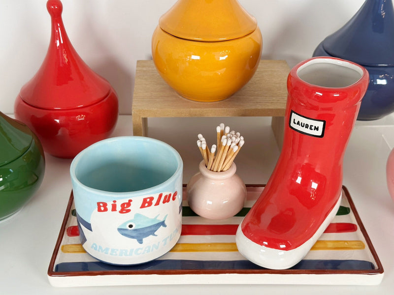 Rainboot Vase in 8 Colors-zoom-
