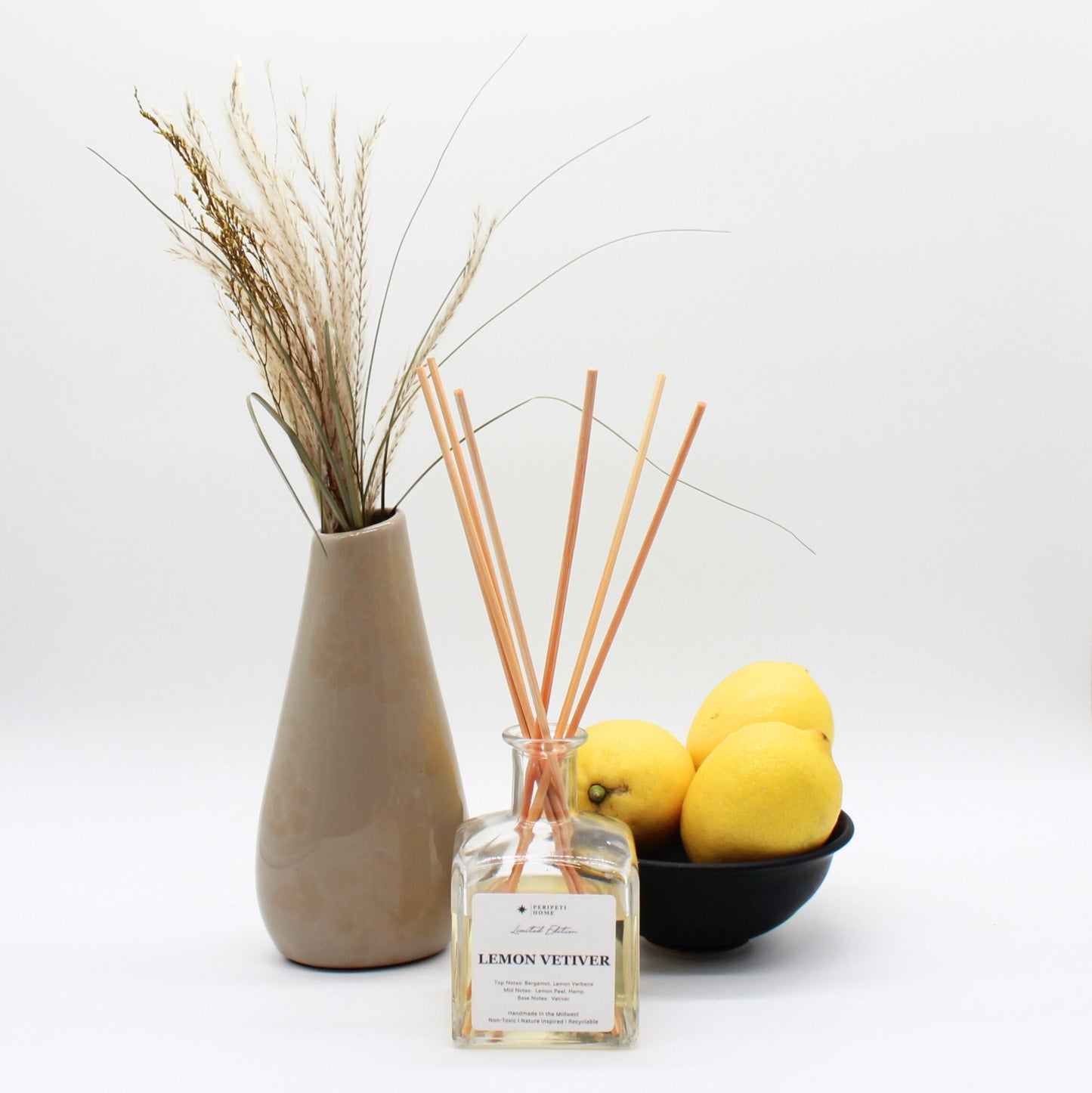 Lemon Vetiver Candle, Wax Melt, Diffuser & Room Spray