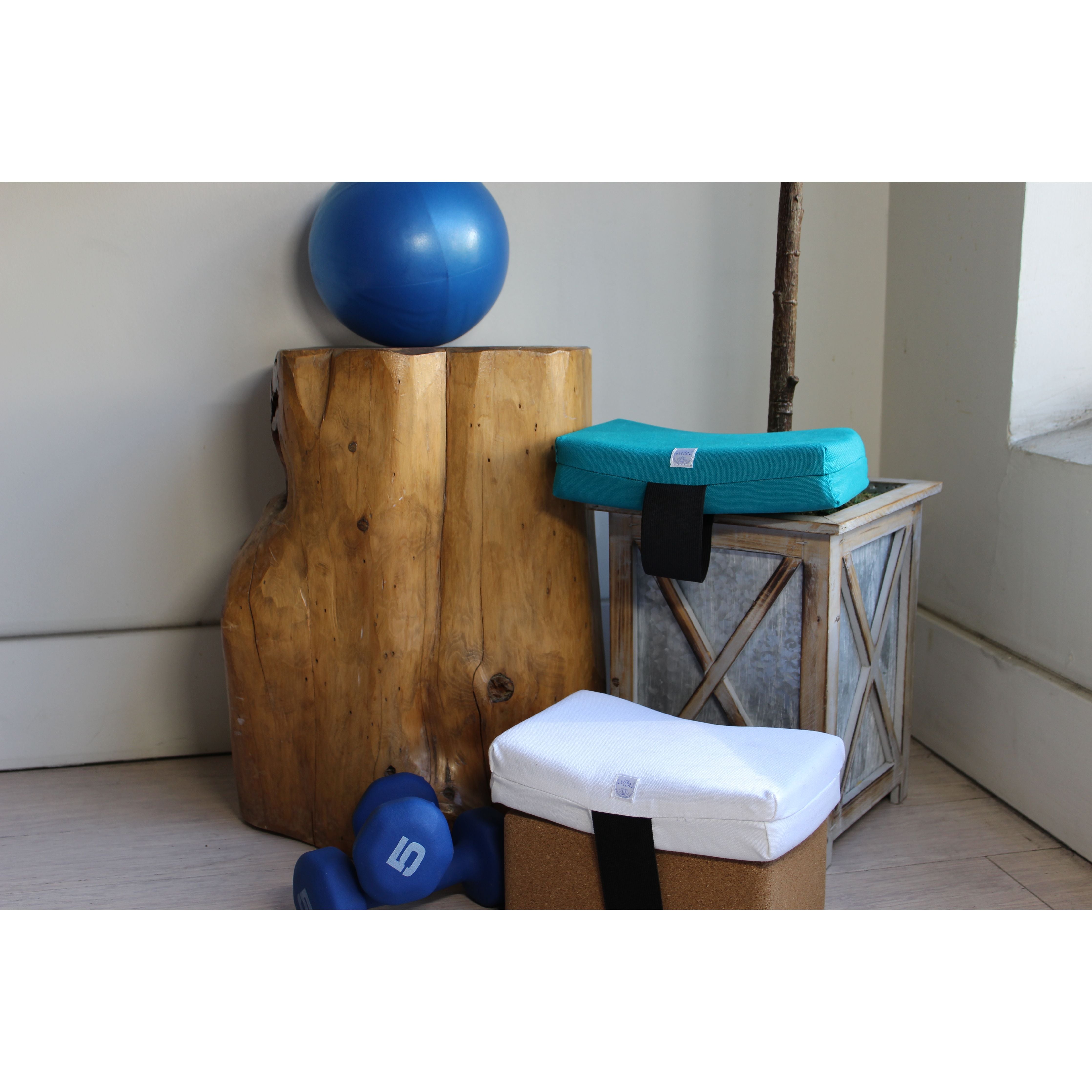 Sea Glass Teal Lite Yoga Pillow