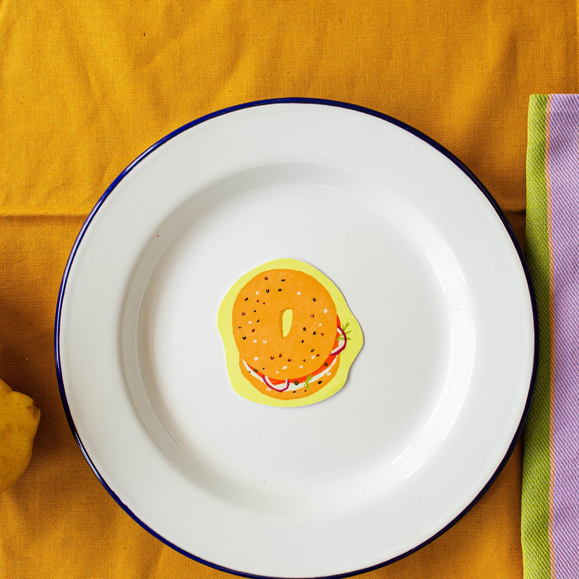 Lox Bagel Vinyl Sticker-3