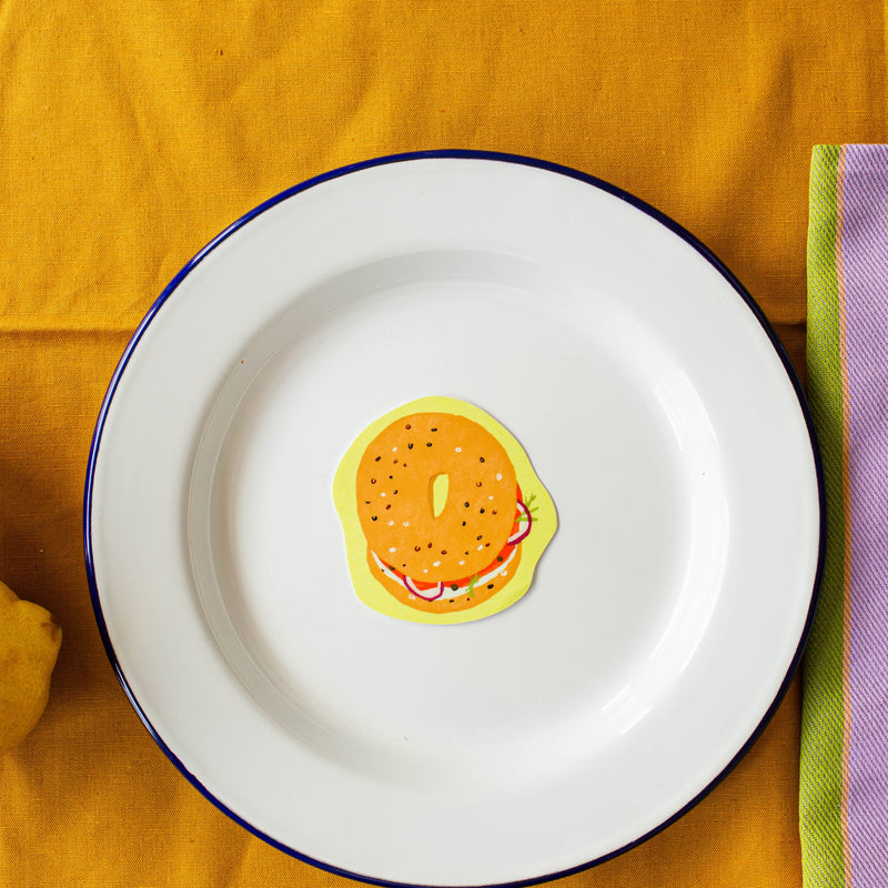 Lox Bagel Vinyl Sticker-zoom-