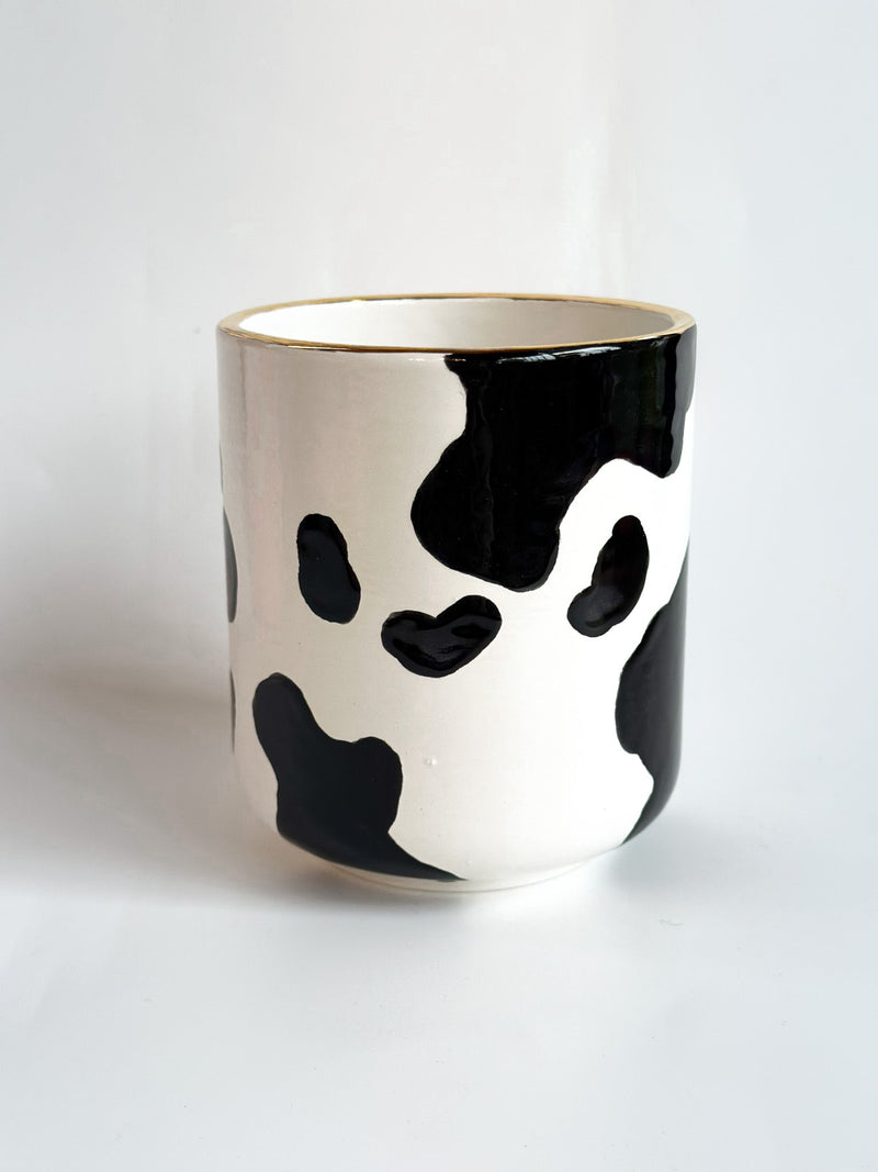 Cow Print Vase-zoom-