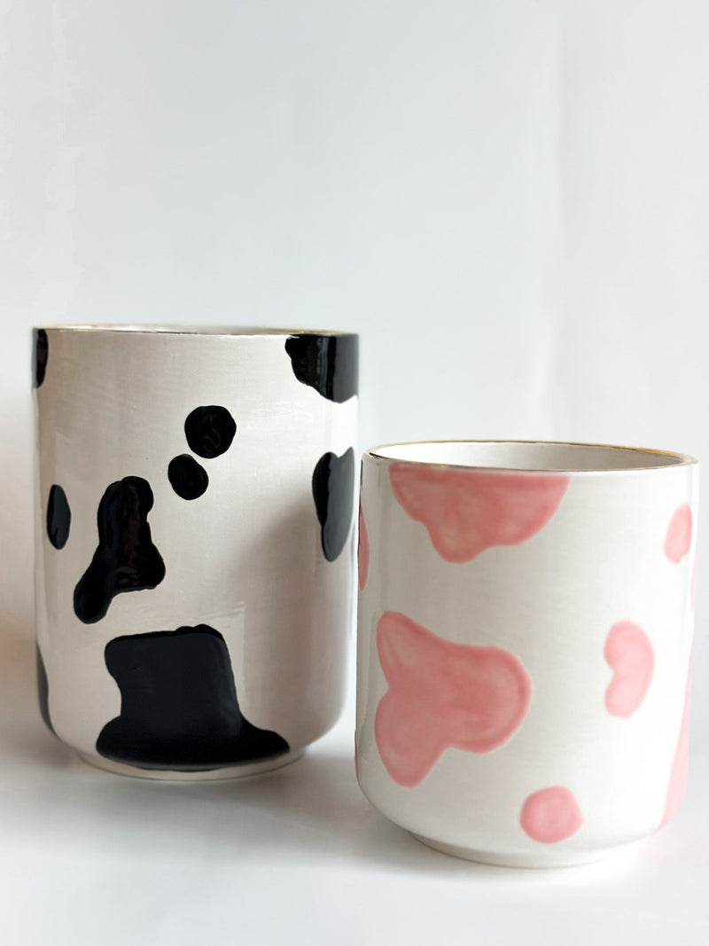 Cow Print Vase-zoom-