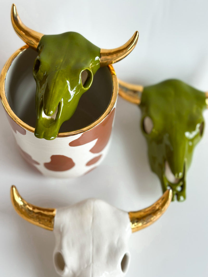 Cow Print Vase-zoom-