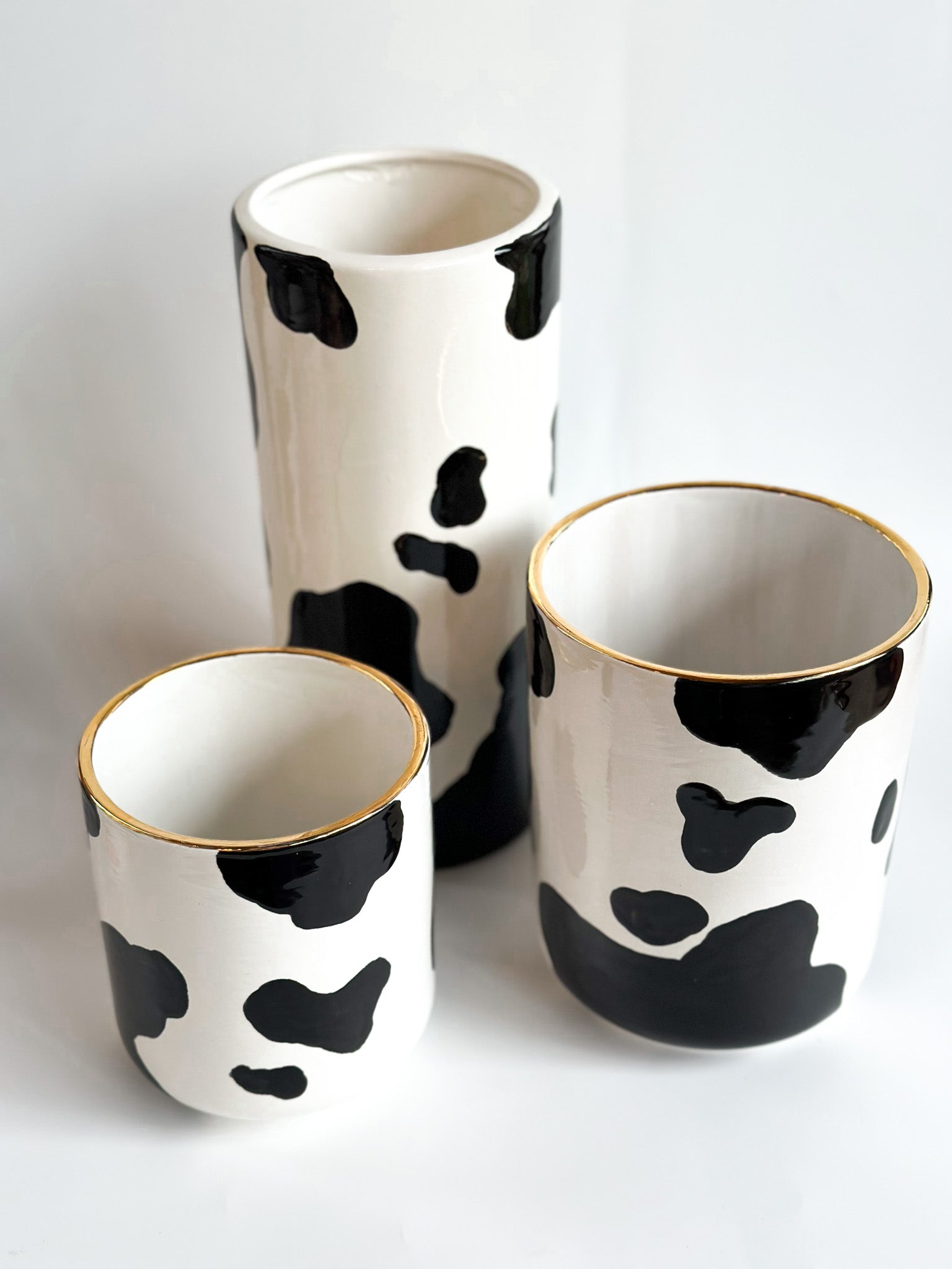 Cow Print Vase-2
