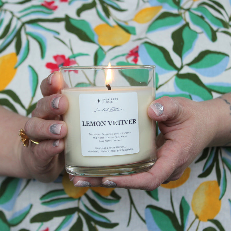 Lemon Vetiver Candle, Wax Melt, Diffuser & Room Spray-zoom-