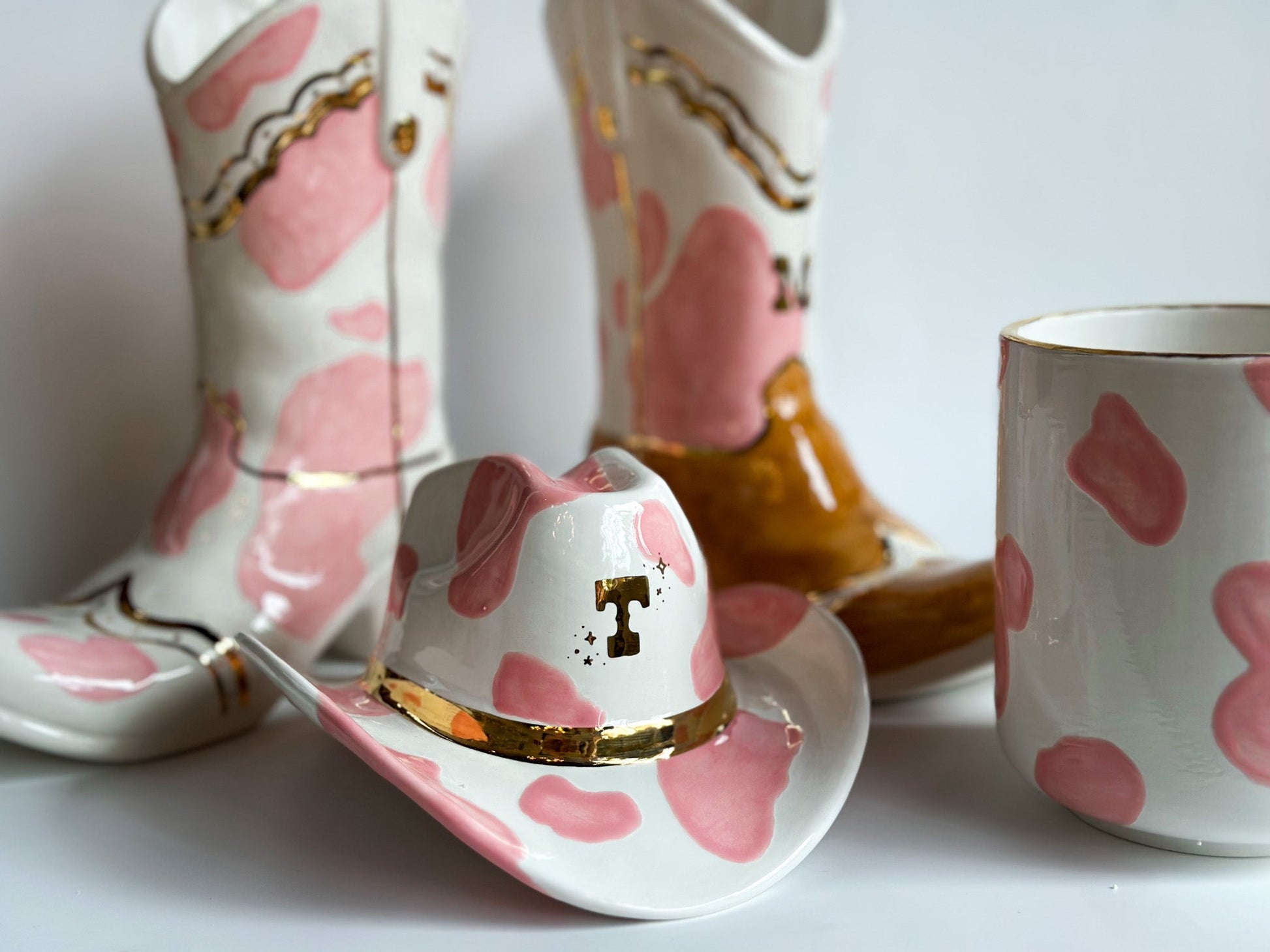 Cow Print Vase-15