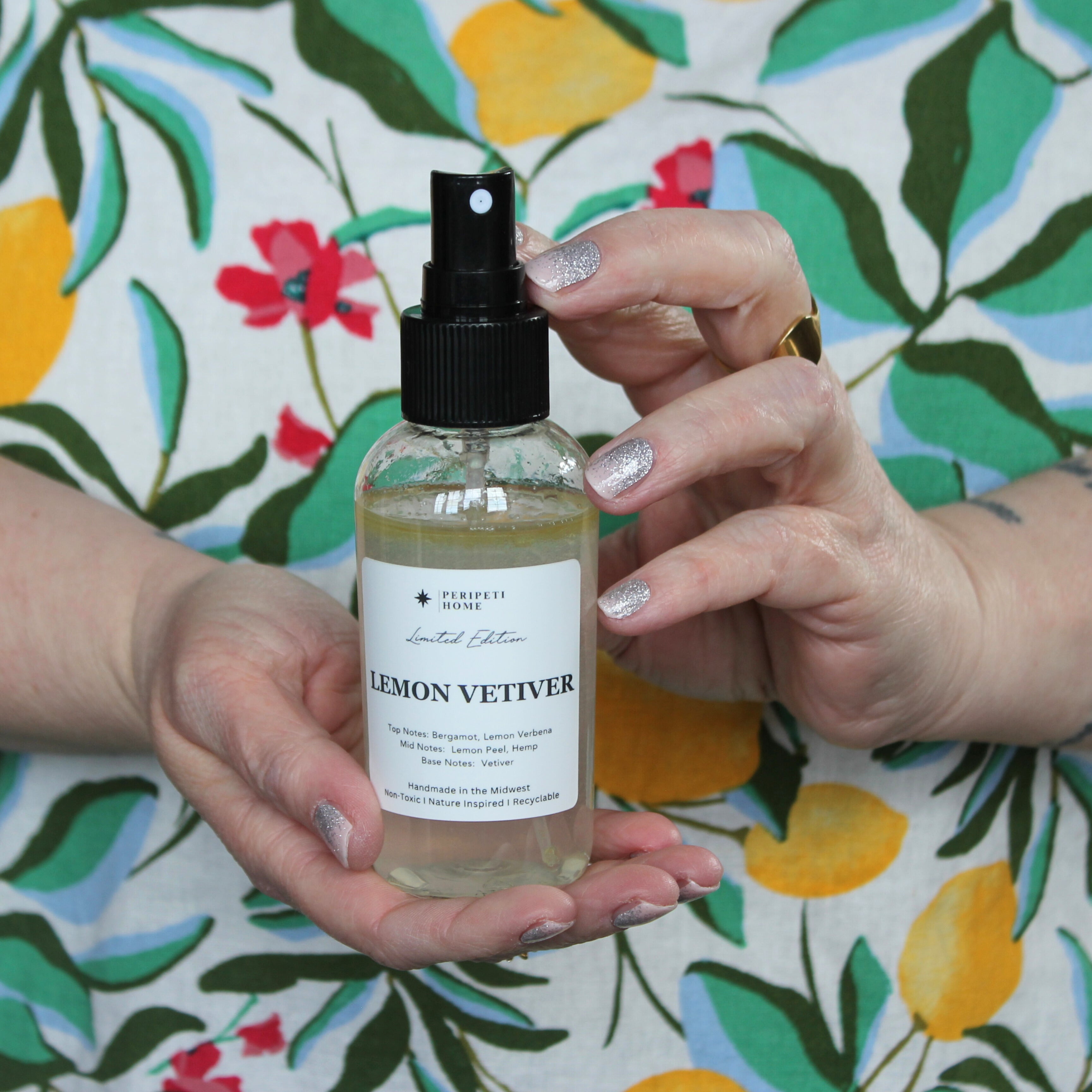 Lemon Vetiver Candle, Wax Melt, Diffuser & Room Spray-zoom-5